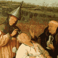 Hieronomyous Bosch: The Extraction of the Stone of Madness