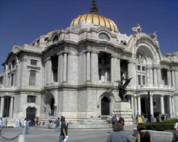 Palacio de Bellas Artes - Mexico City - photo by Bob Carroll