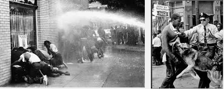 Birmingham, Alabama cop response to civil rights action